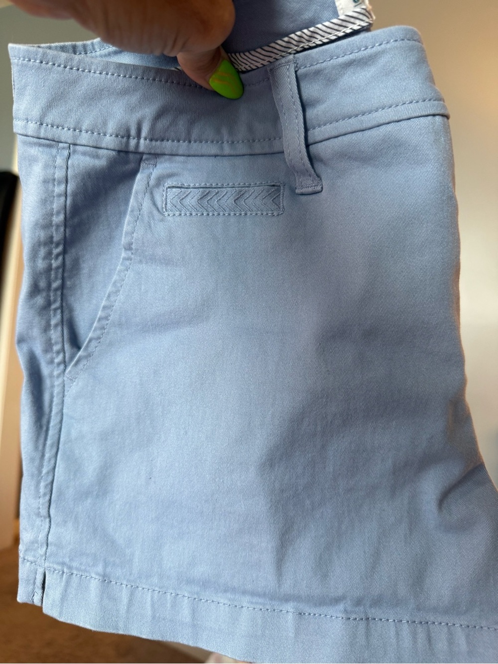 Market & Spruce Light Blue Women's Bermuda Shorts